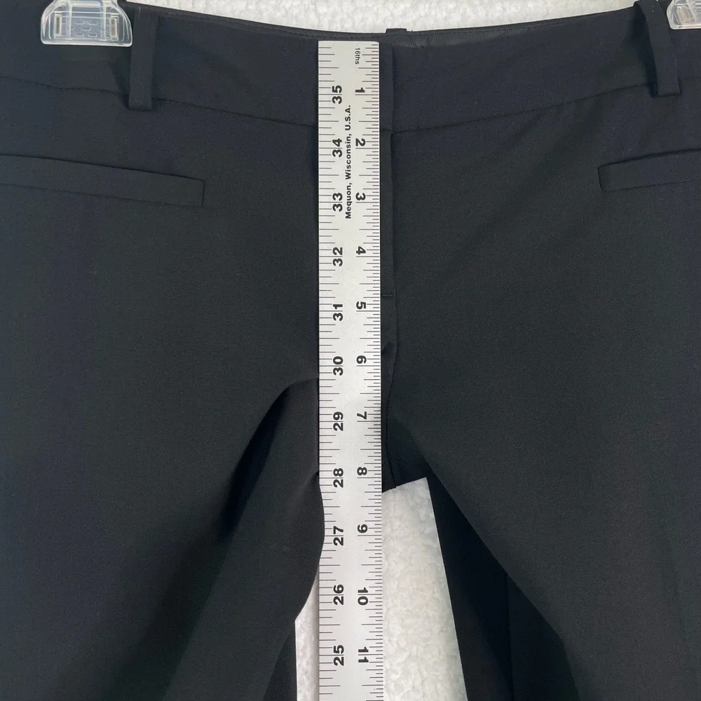 The Limited Black Collection Drew Fit Straight Leg Dress Pants Womens 2 Black - Picture 8 of 10